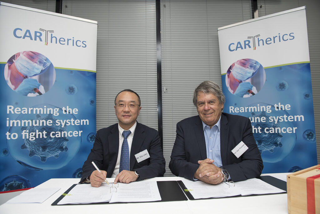 Cartherics grants Shunxi Licence for CAR-T Cell Therapy for Ovarian Cancer in Greater China