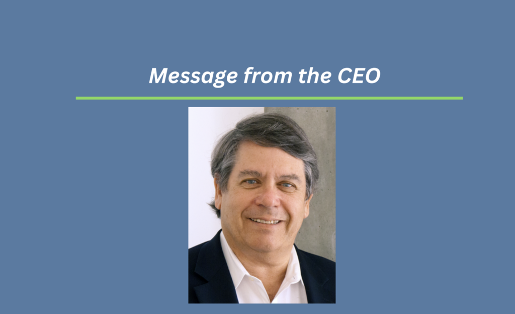 Message from the CEO