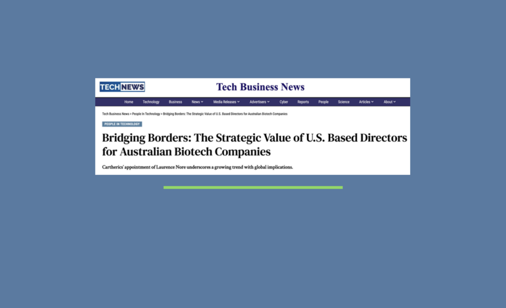 Bridging Borders: The Strategic Value of U.S.-Based Directors for Australian Biotech Companies