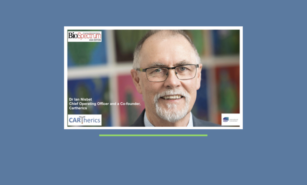 Cartherics COO Dr Ian Nisbet on the promise of CAR-NK cells for cancer and endometriosis at BIO 2025
