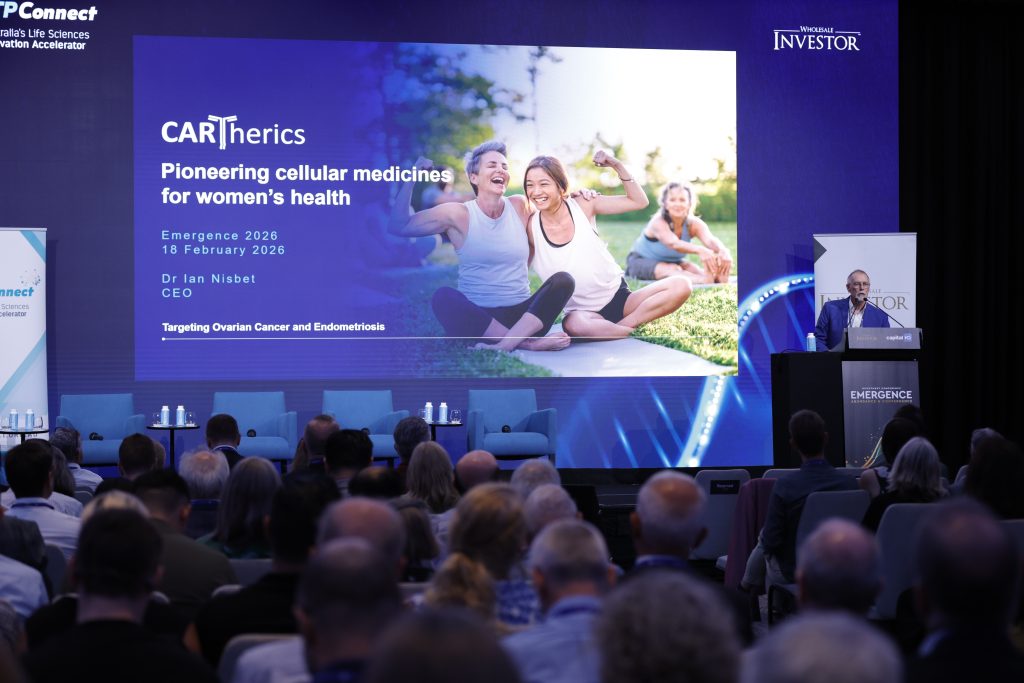 Cartherics CEO Dr Ian Nisbet presents at the Emergence Investment Conference